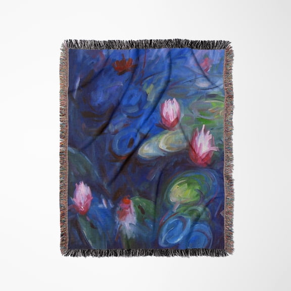 Claude Monet - Water Lilies, Woven Blanket