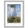 thumbnail image 1 of Claude Monet Woman With A Parasol – Madame Monet And Her Son Impressionist Painting Artwork Framed Wall Art Print A4, 1 of 4