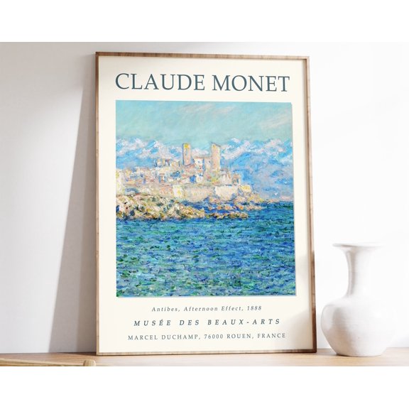 Claude Monet quot Antibes Afternoon Effect quot Poster French Decor