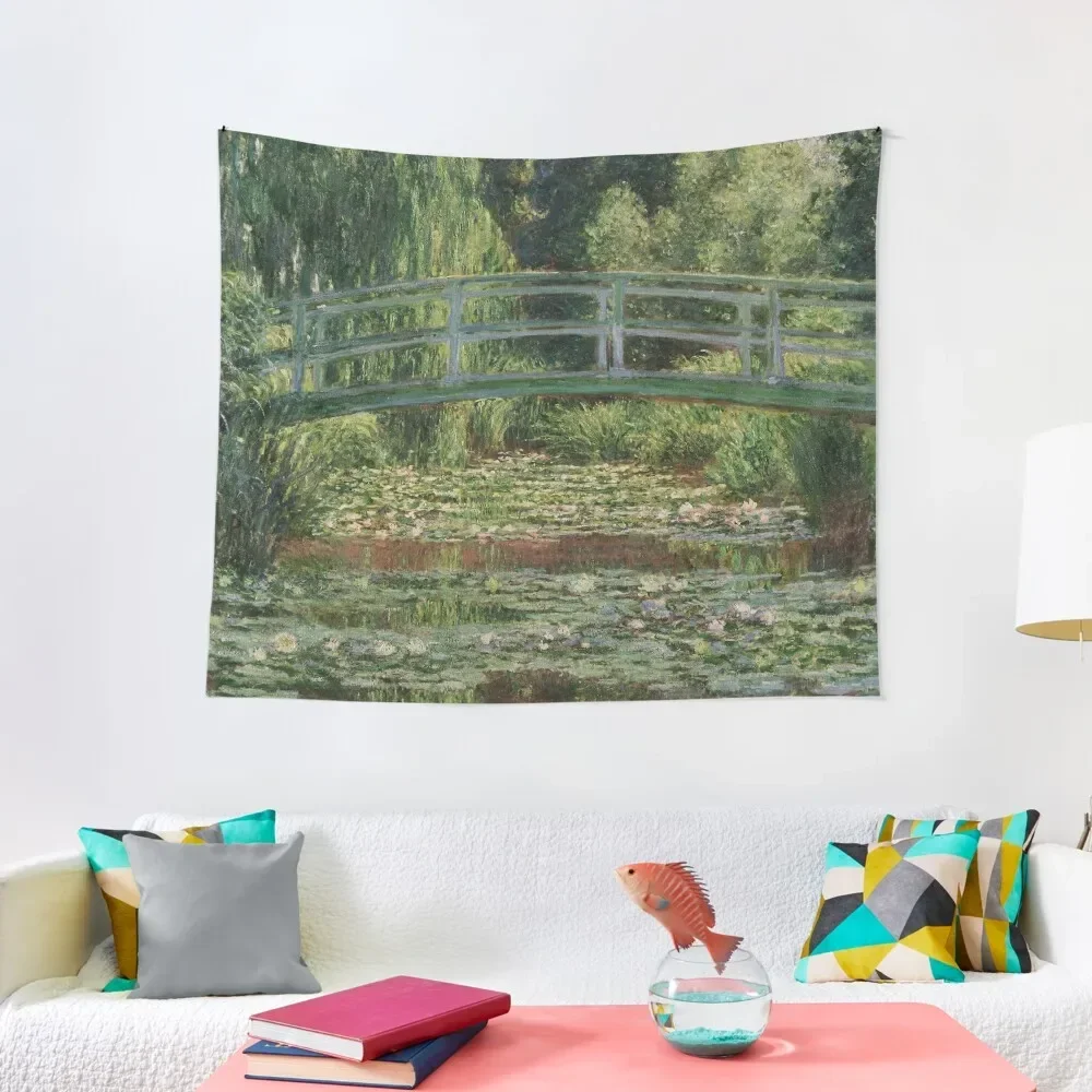 Claude Mt The Japanese Footbridge and the Water Lily Pool Tapestry