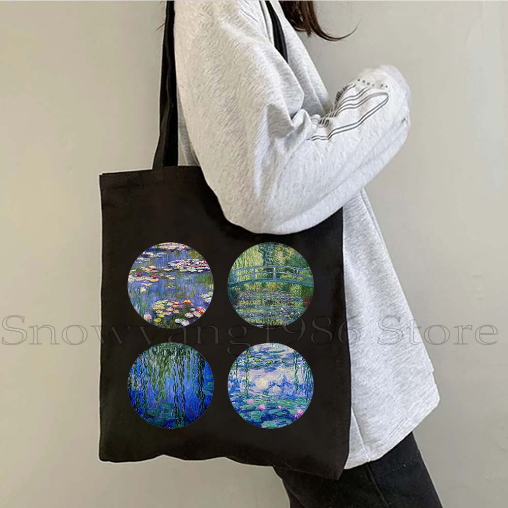 Claude Mt Water Lilies French Impressionist Art Bridge Tulip Lilac