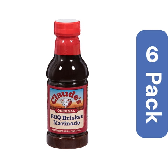 Claude's BBQ Meat Marinade 16 oz (Pack Of 6)