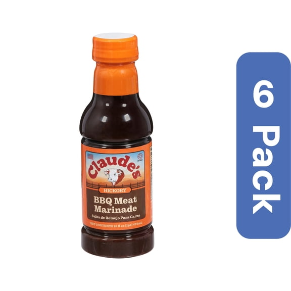 Claude's Hickory Meat Marinade 16 oz (Pack Of 6)