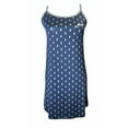thumbnail image 1 of Claudel Women's Comfort Navy Pineapple Fresh Nightgown Sleepwear Top, Small, 1 of 3