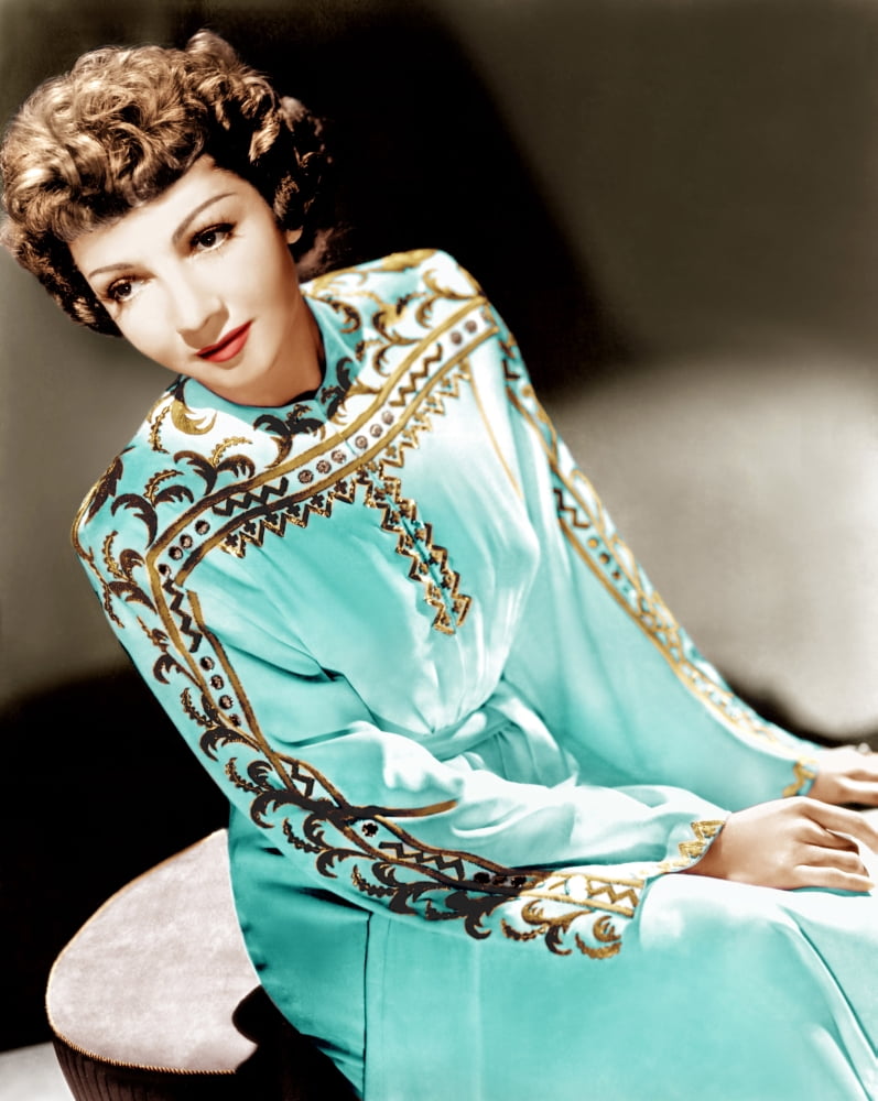 Claudette Colbert Canvas Art - (16 x 20)