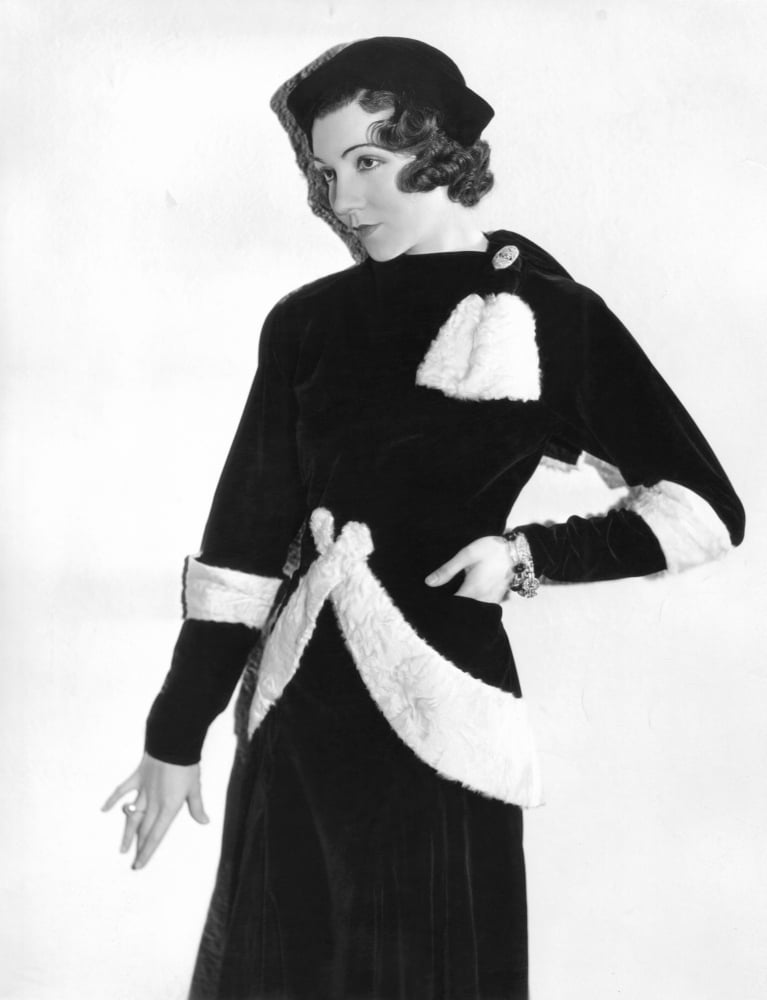 Claudette Colbert Canvas Art - (16 x 20)