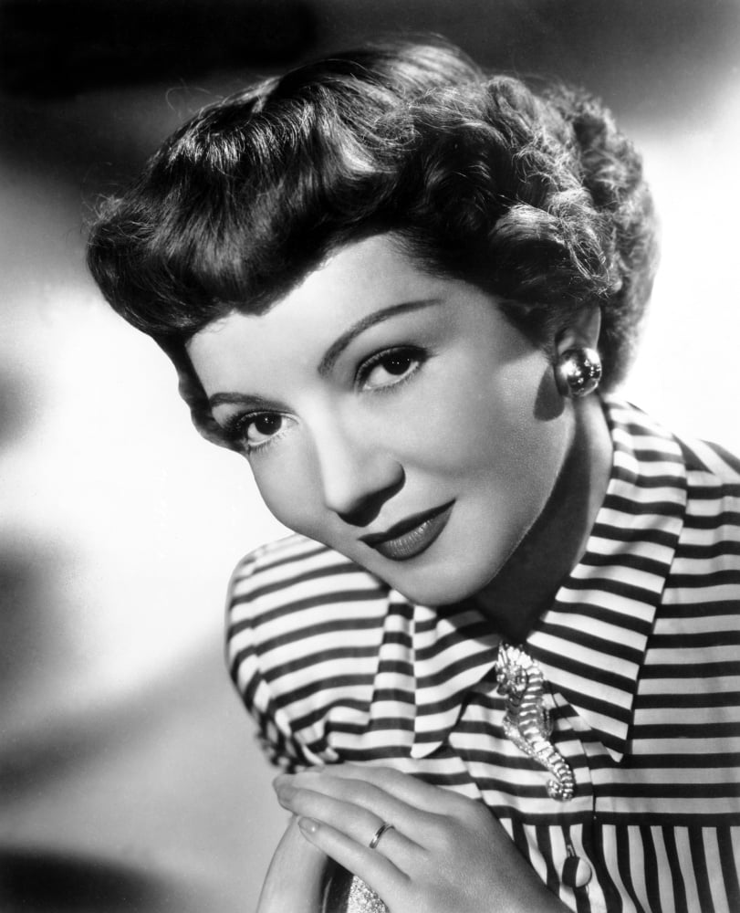 Claudette Colbert Canvas Art - (16 x 20)