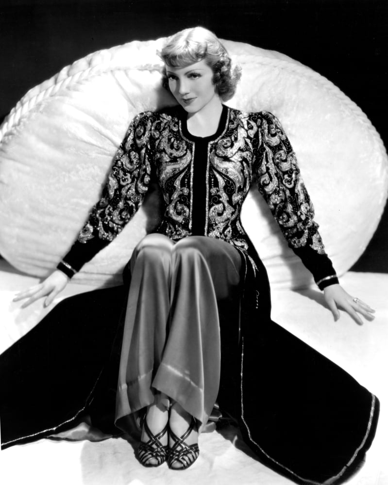 Claudette Colbert Canvas Art - (16 x 20)
