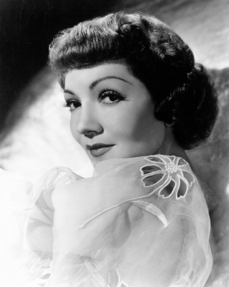 Claudette Colbert Canvas Art - (16 x 20)