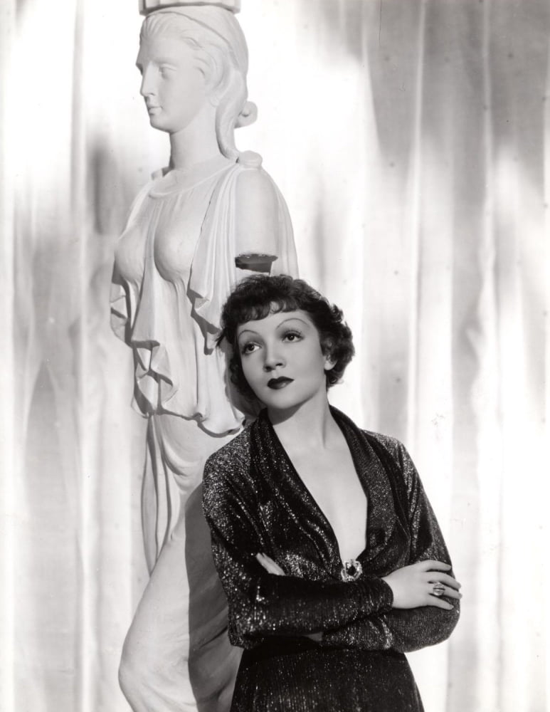 Claudette Colbert Canvas Art - (16 x 20)