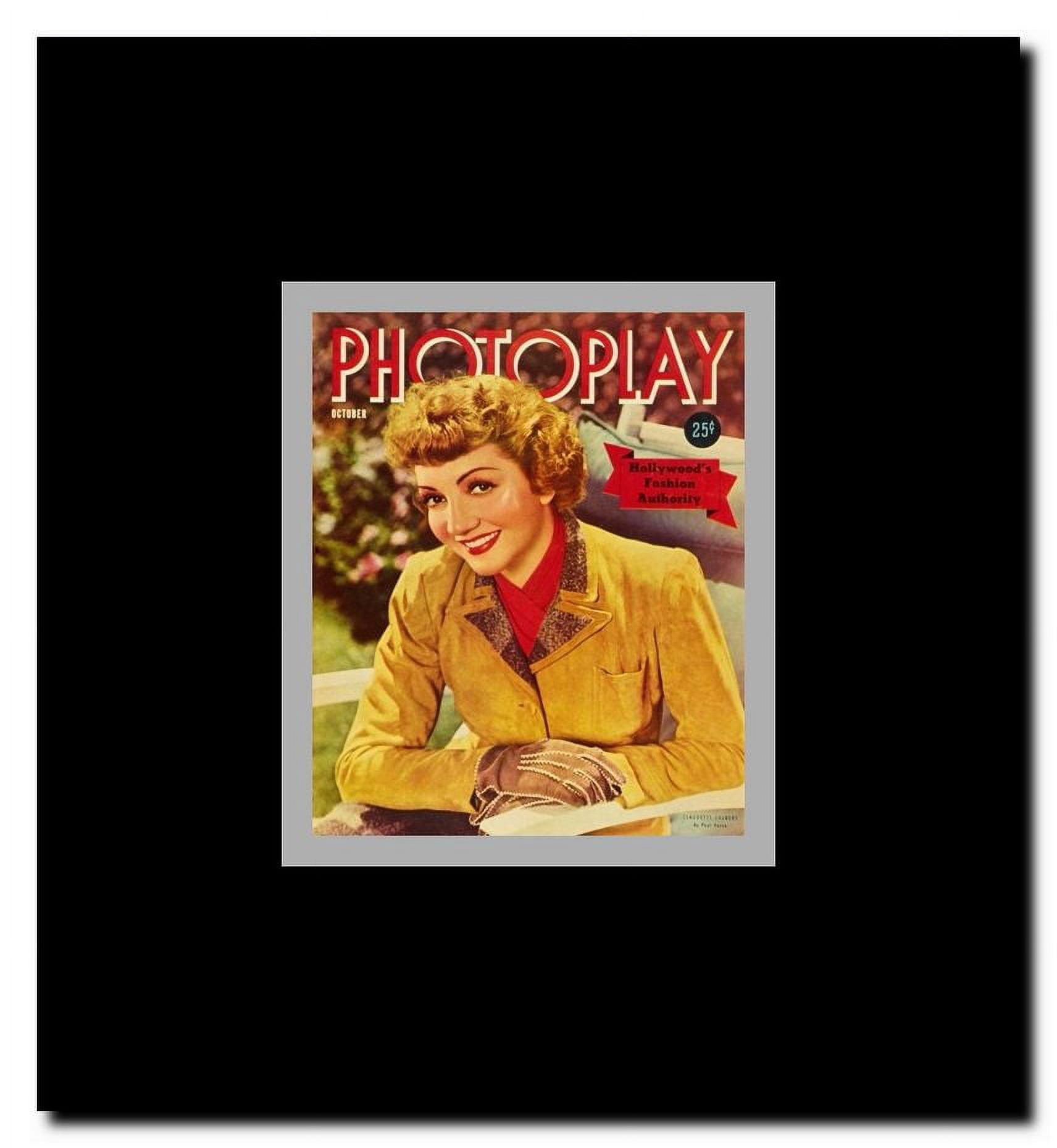 Claudette Colbert Framed Movie Poster