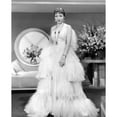 thumbnail image 1 of Claudette Colbert In Gilded Lily 1935 In Travis Banton Gown Trimmed In Vulture Feathers Photo Print, 1 of 4