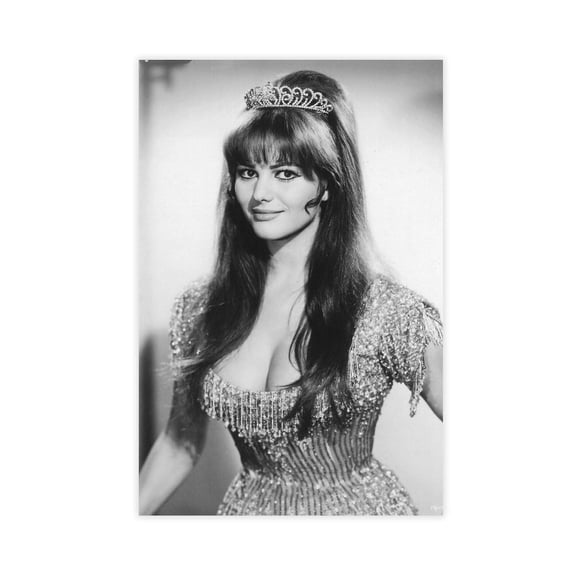Claudia_Cardinale Black And White Art Canvas Poster Canvas Decoration Posters