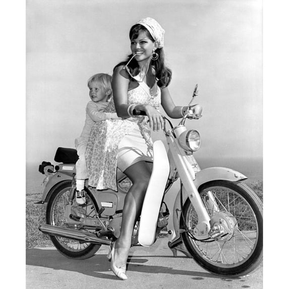 Claudia Cardinale - Motorcycle Photo Print (8 x 10)
