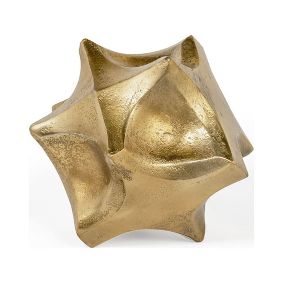 Claudia Gold Decorative Orb Sculpture, Large