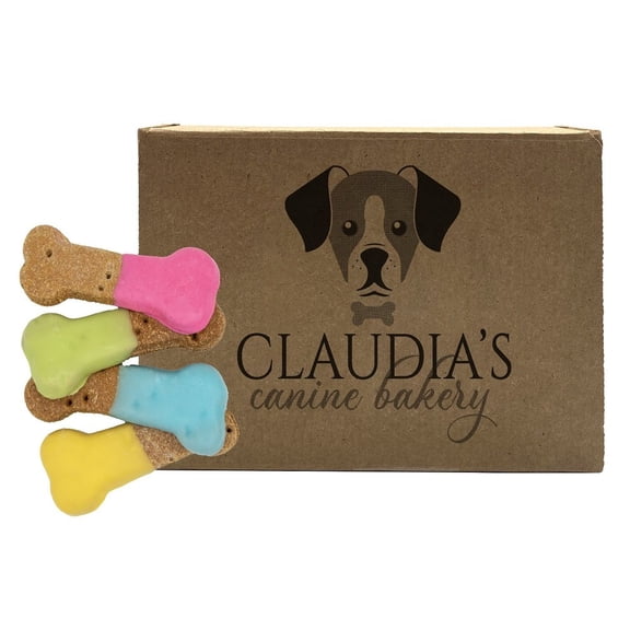 Claudia's Canine Bakery Luv Bones Pastels - 24 Gourmet Dog Treats