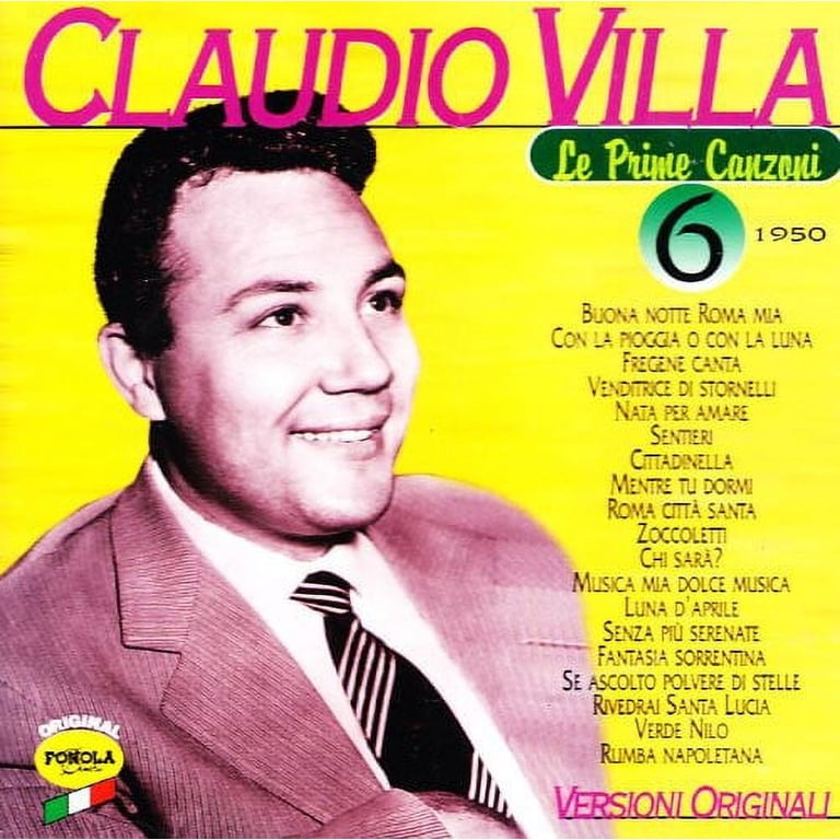 Claudio Villa Prime Canzoni 6 - Walmart.com