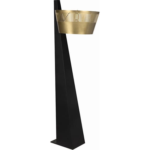 Claudius 68 Vintage Style Floor Lamp in Antique Brass