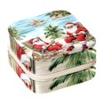 thumbnail image 1 of Claus Beach Travel Portable Square Jewelry Box: Storage Box, Decorative Box, and Jewelry Stand for Rings, Earrings, Necklaces, Bracelets, and More – Ideal for Girls and Women, 1 of 6