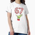 thumbnail image 1 of Claus Six Seven Meme Christmas Candy Cane Kids Boys Gift Unisex T-Shirt up to size 5XL, 1 of 2
