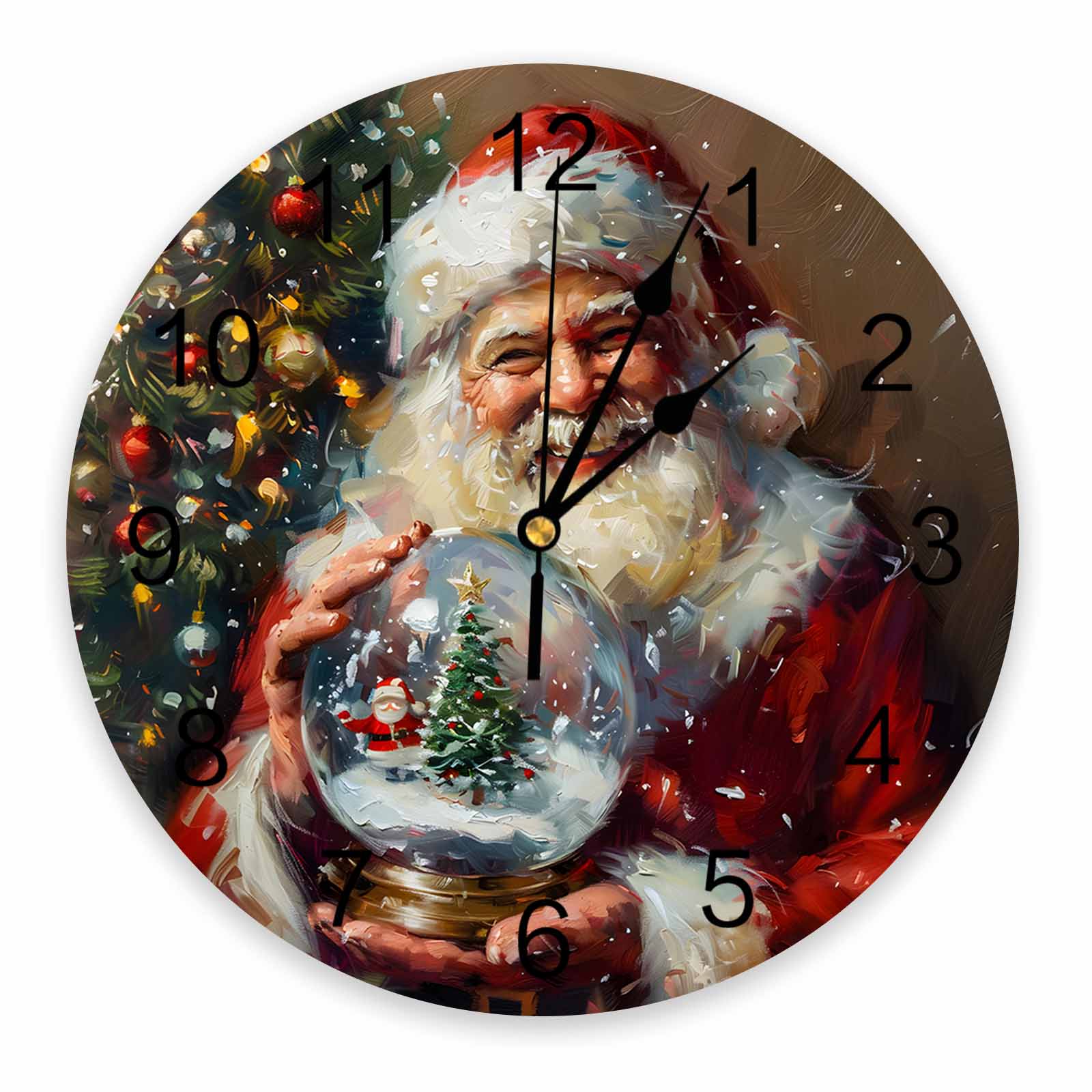 Claus Wall Clock Pink Bedroom Large Modern Kitchen Dinning Round Wall ...
