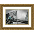 thumbnail image 1 of Clausen Hansen, Dan 24x17 Gold Ornate Wood Framed with Double Matting Museum Art Print Titled - Urban Logistics, 1 of 4