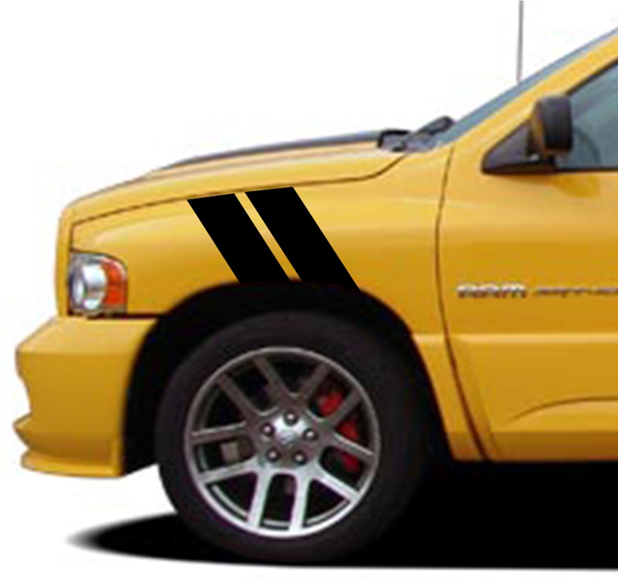 Clausen's World 4" Fender Hash Bar Marks vinyl Racing Stripes Truck