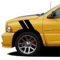 thumbnail image 1 of Clausen's World 4" Fender Hash Bar Marks vinyl Racing Stripes Truck Decals - Compatible with Dodge Ram, 1 of 7