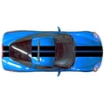 thumbnail image 1 of Clausen's World 9" Double RACING STRIPES Vinyl also Carbon Fiber - Compatible with Chevrolet Corvette C6, 1 of 6