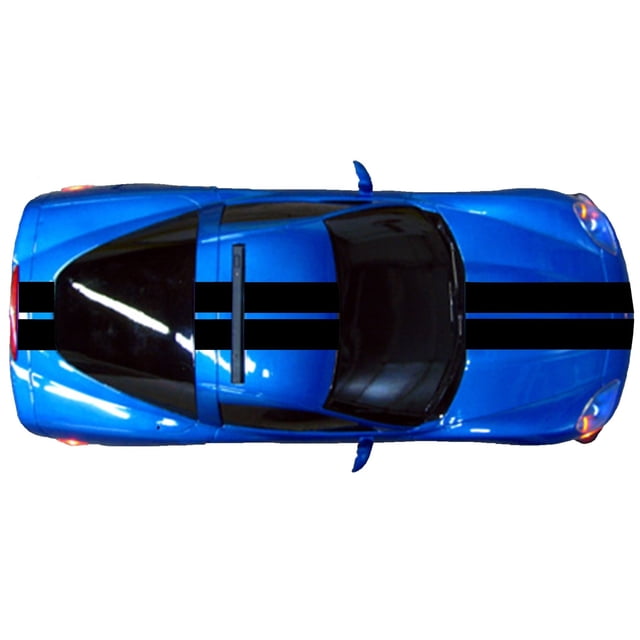 Racing Fender Stripes In 2” & 3” – Glossy, Matte & Carbon Fiber Vinyl For Chevy Corvette C5