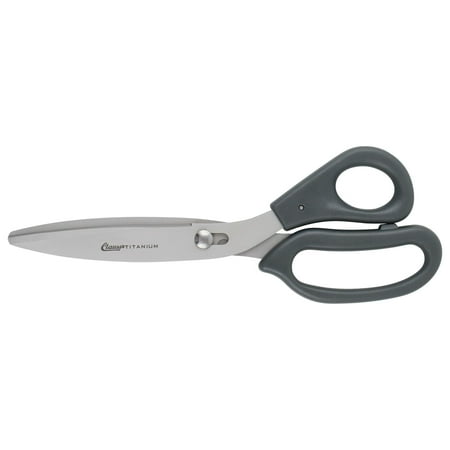 Clauss 20461 9-Inch High Leverage Titanium Scissors, All Purpose Heavy Duty Shears for Thick, Tough Materials — Residential Use, Standard Application