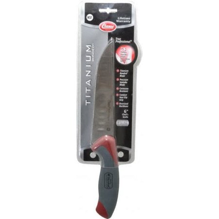 Clauss 6" Blade Stainless Steel Fine Edge Chef's Knife with Comfort Grip Handle