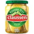 thumbnail image 1 of Claussen Kosher Dill Pickle Chips, 20 fl. oz. Jar, 1 of 15
