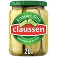 thumbnail image 1 of Claussen Kosher Dill Pickle Sandwich Slices, 20 fl. oz. Jar, 1 of 16