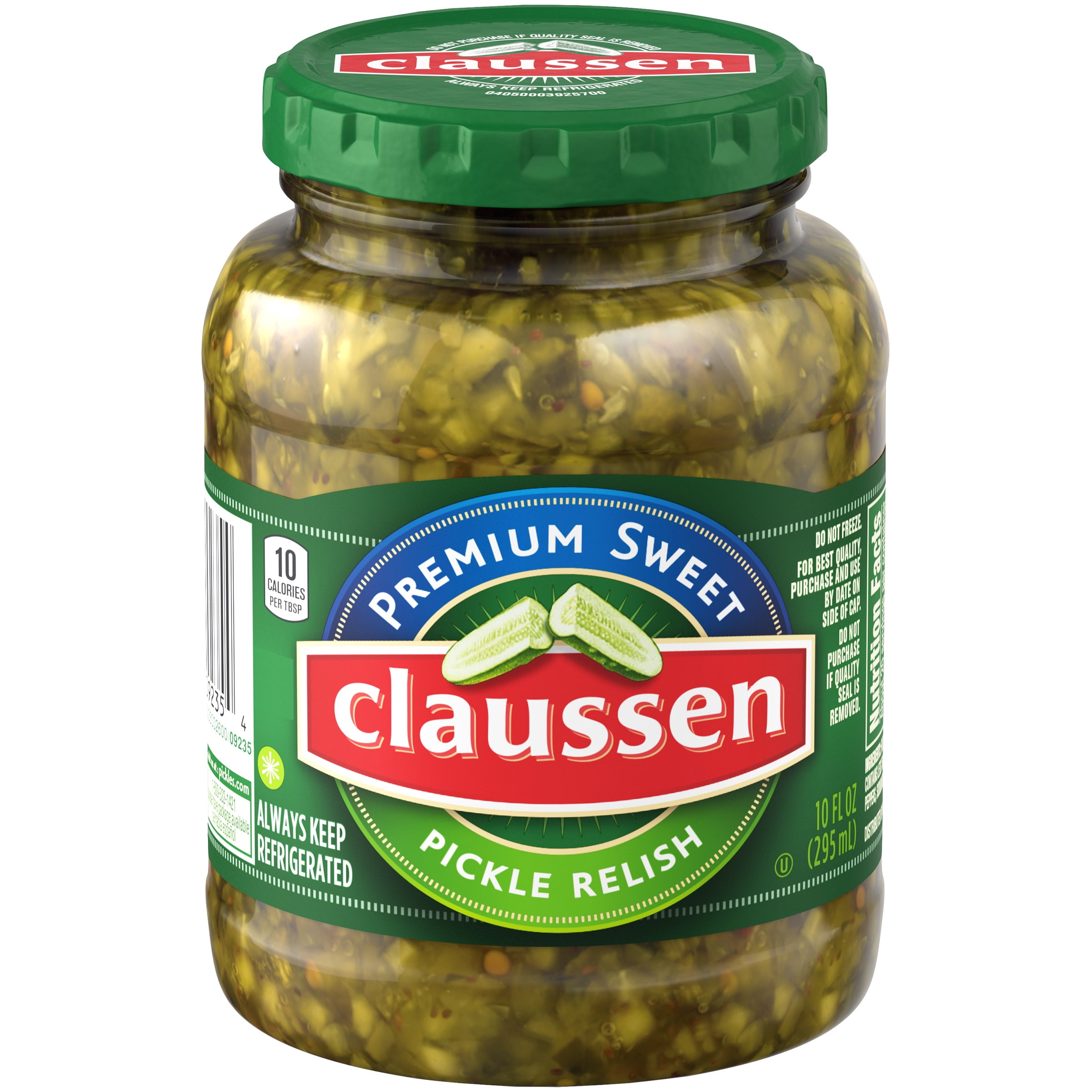Claussen Premium Sweet Pickle Relish, 10 fl. oz. Jar