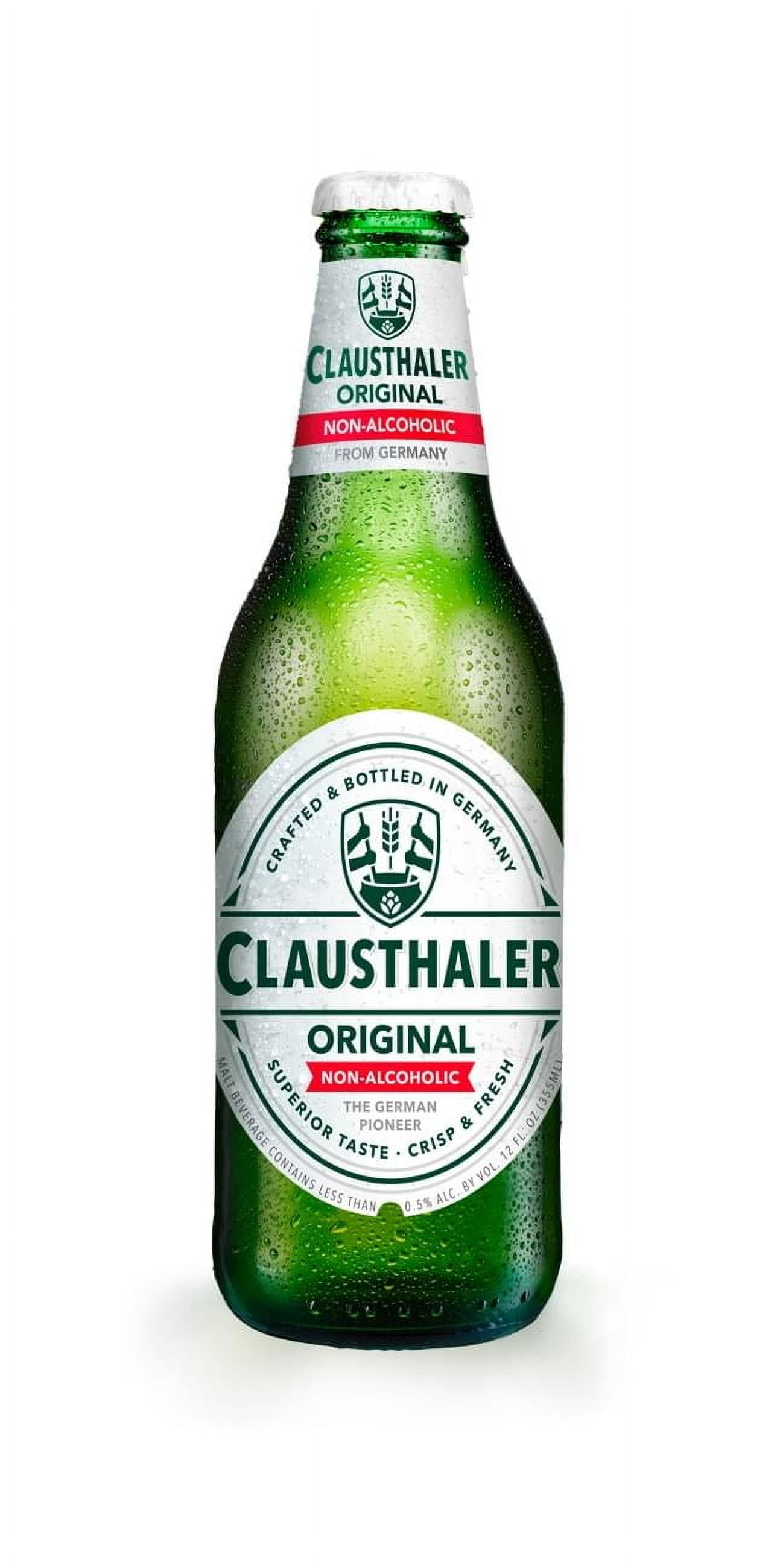 Clausthaler ORIGINAL Non Alcoholic (Pack of 24) (1 Case) 12oz Bottles The German Pioneer Malt Beverage (Includes 24 Individual Original Bottles)