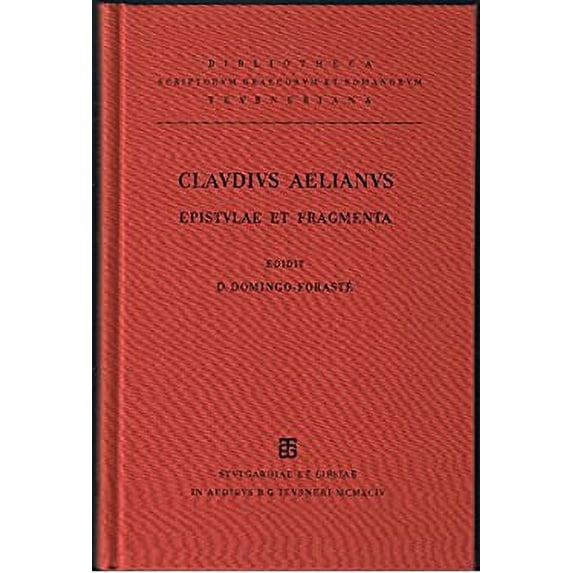 Pre-Owned Clavdivs Aeliani 9783815410059 Used