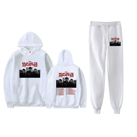 Clave Especial Tour 2025 Sweatsuit Vintage Hoodies Jogger Pants Sets Casual Fall Suit