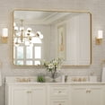Clavie 30x40 inches Wall Mounted Large Rectangular Bathroom Mirror ...