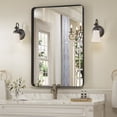 thumbnail image 1 of PAIHOME Black Metal Framed Bathroom Mirror for Wall, 20" x 28" Vanity Mirror for Modern Decorative, 1 of 7