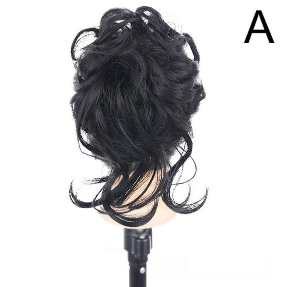 Claw Clip in Hair Bun Messy Curly Wavy Hair Extensions Wig Hair Hairpieces Combs Ponytail Hair Pieces Synthetic Hair Extensions Wedding Updo for Women H6U2