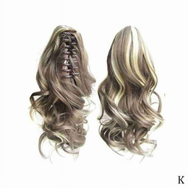 Claw Clip On Ponytail Thick Clip In Pony Tail Hair Extension As Human Piece