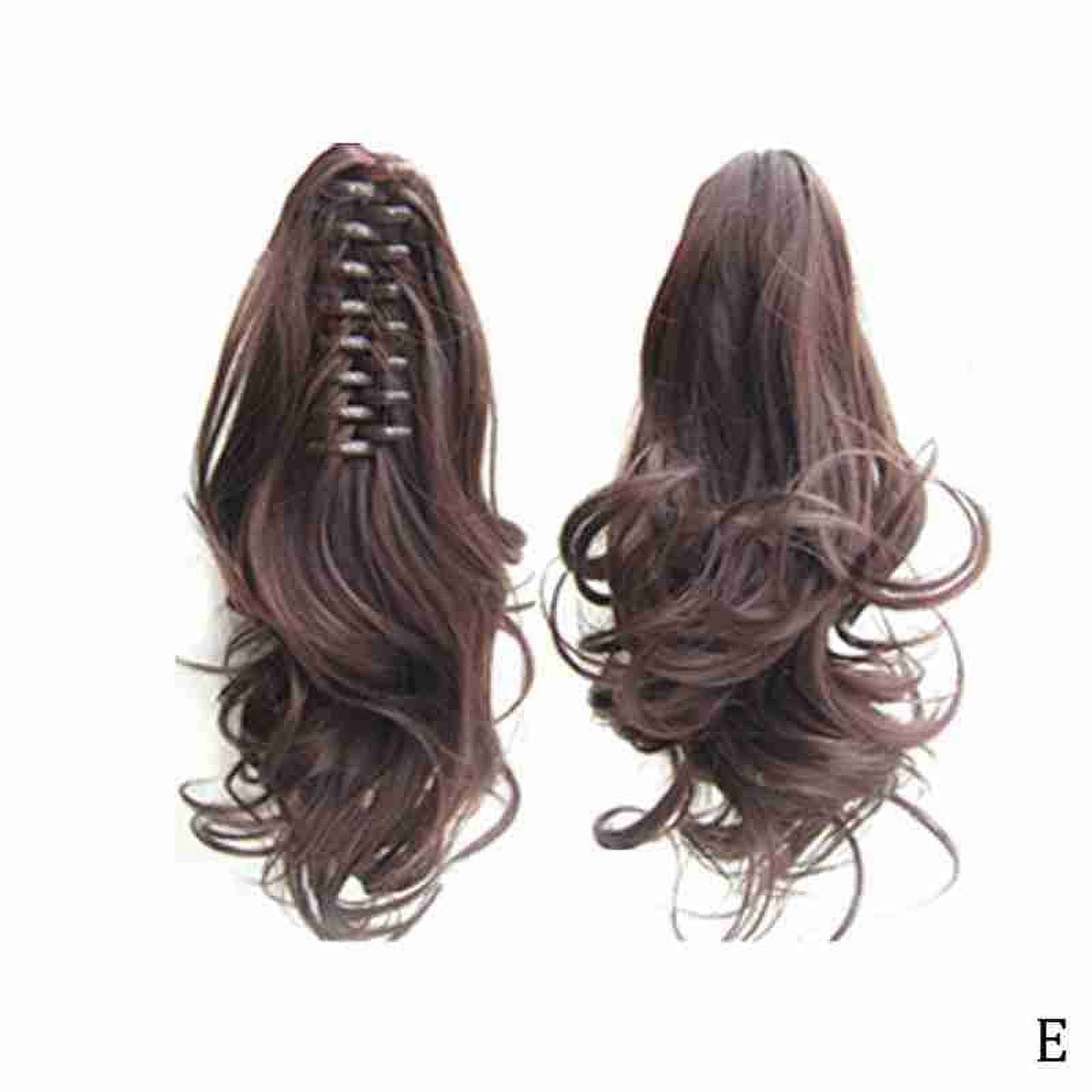 Claw Clip On Ponytail Thick Clip In Pony Tail Hair Extension As Human Piece