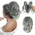 Claw Clip Short Ponytail Hair Extensions Bendable Metals Messy Bun Hair