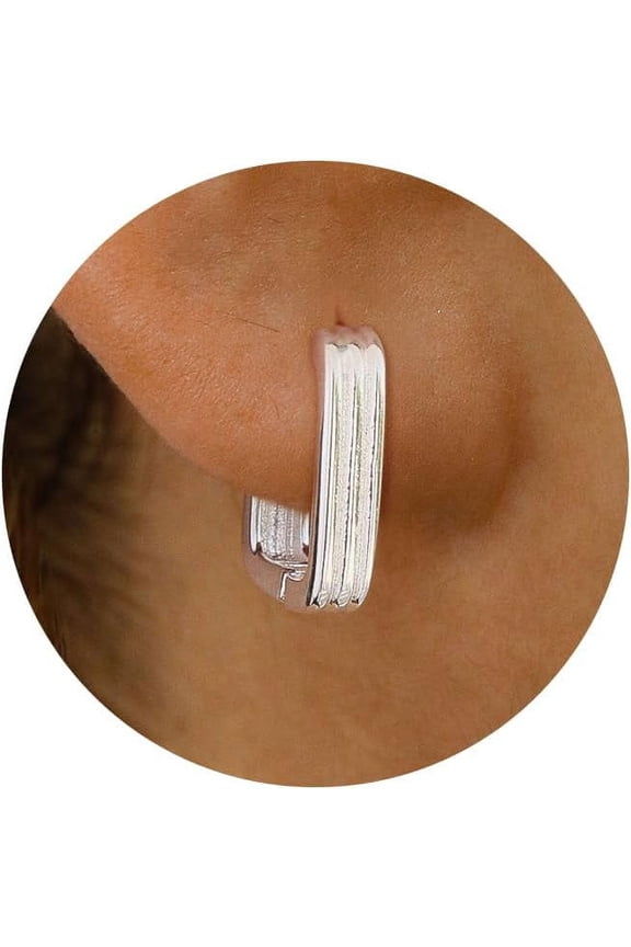 Claw Earrings For Women, 14K Gold Plated/Sterling Silver Claw Earrings Cuff Hypoallergenic Subloom Ear Wrap Piercing Stud Earrings Minimalist Trendy Cubic Zirconia Warp Cuff Earrings Dainty [Z4109]