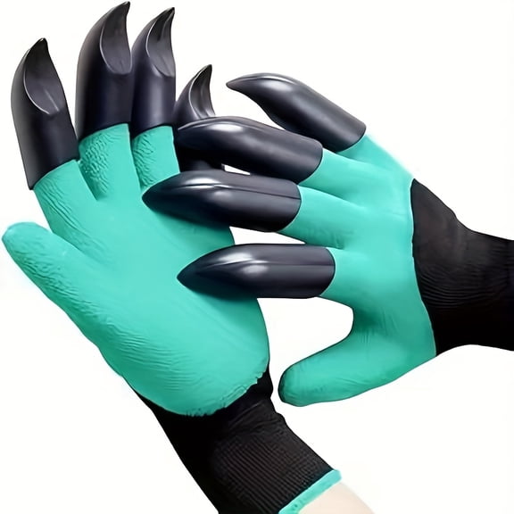 [Claw Gardening Gloves] 2pcs - High Quality Claw Gardening Gloves for Digging, Planting, Weeding, Seeding | Garden Gloves with Claws for Men and Women - One Pair