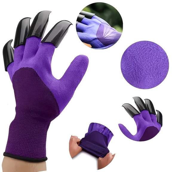 Claw Gardening Gloves Heavy Duty Work Gloves for Men Women Digging Weeding