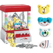 Claw Home Arcade Game Prize Grabber Carnival LED Lights Toys Included
