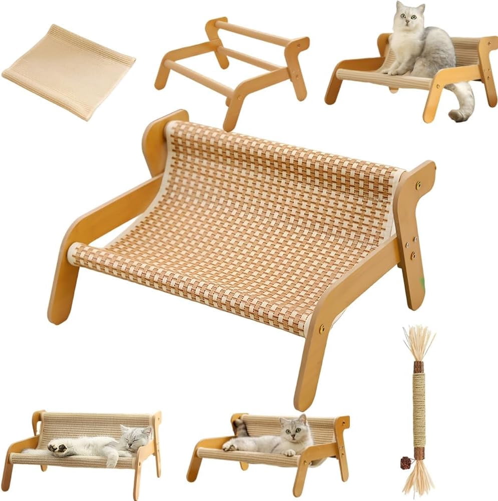 The Claw Lounge, Wear-Resistant Scratching Pad Lounge Chair, 2-in-1 Cat ...