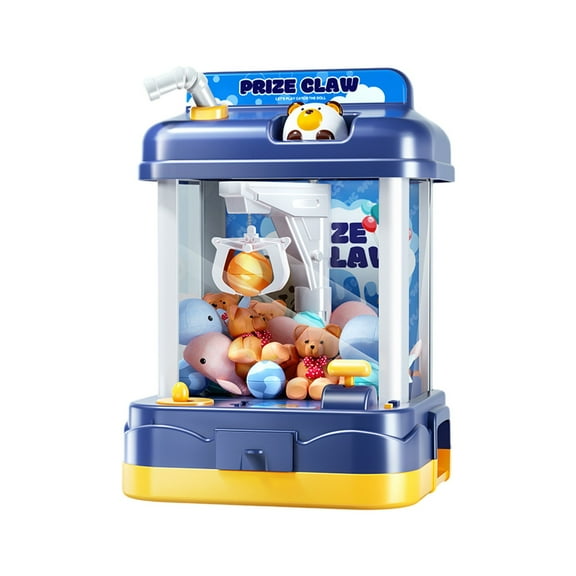 Claw Machine for Kids,Toy Glowing Arcade Game with LED Lights & Sound, Mini Vending Machines Candy Grabber Prize Dispenser Home Party Christmas Birthday Gifts